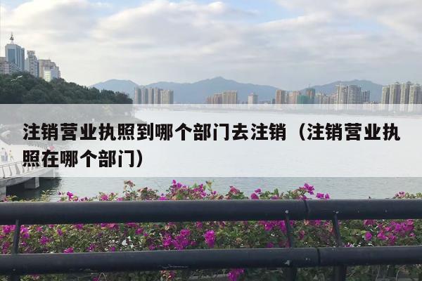 注销营业执照到哪个部门去注销（注销营业执照在哪个部门）
