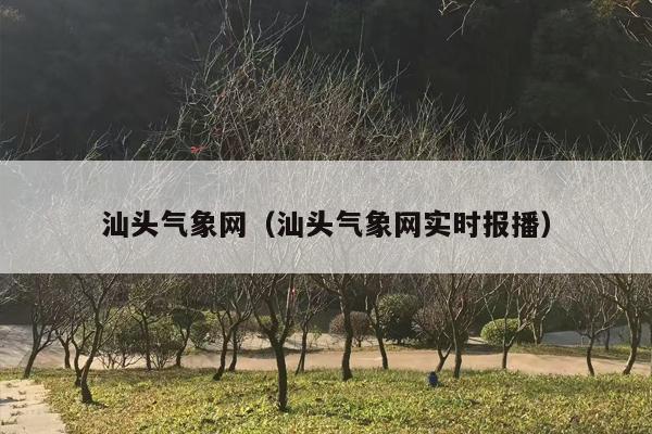 汕头气象网（汕头气象网实时报播）