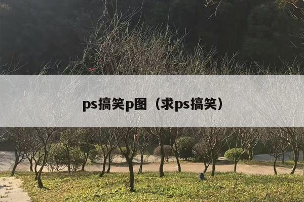 ps搞笑p图（求ps搞笑）
