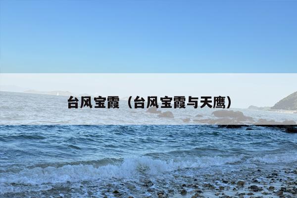 台风宝霞（台风宝霞与天鹰）