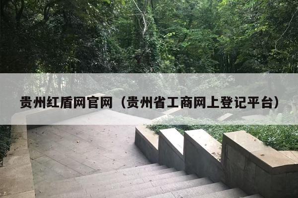 贵州红盾网官网（贵州省工商网上登记平台）