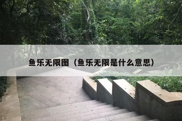 鱼乐无限图（鱼乐无限是什么意思）