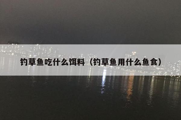 钓草鱼吃什么饵料（钓草鱼用什么鱼食）