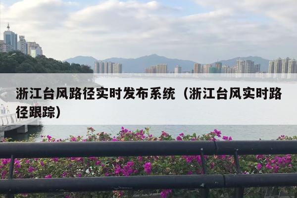 浙江台风路径实时发布系统（浙江台风实时路径跟踪）