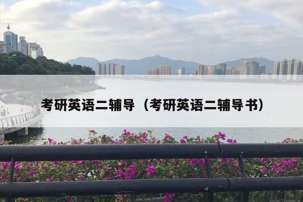 考研英语二辅导（考研英语二辅导书）